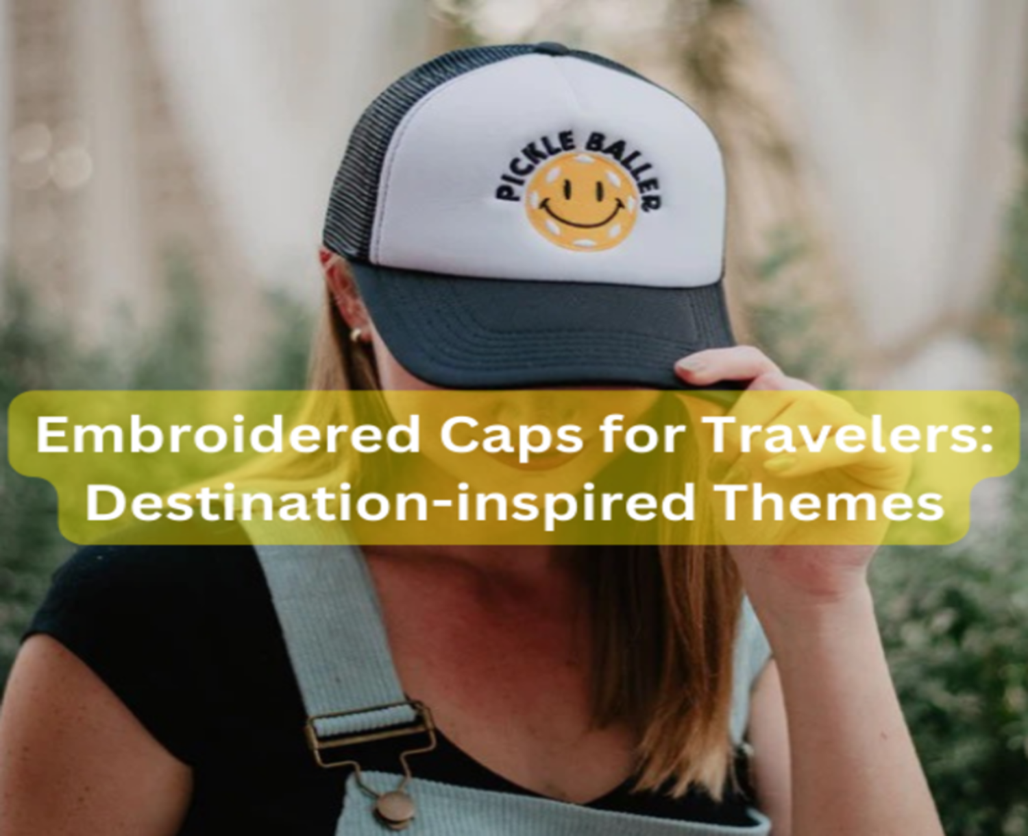 Embroidered Caps for Travelers: Destination-inspired Themes
