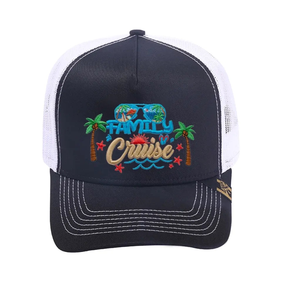 Family Cruise Embroided Fashion Beach Cap - Gift For Family – Custom The  Gifts