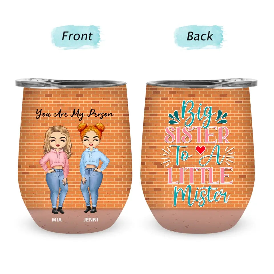 We Are Alway Best Friend - Gift For BFF - Personalized Wine Tumble