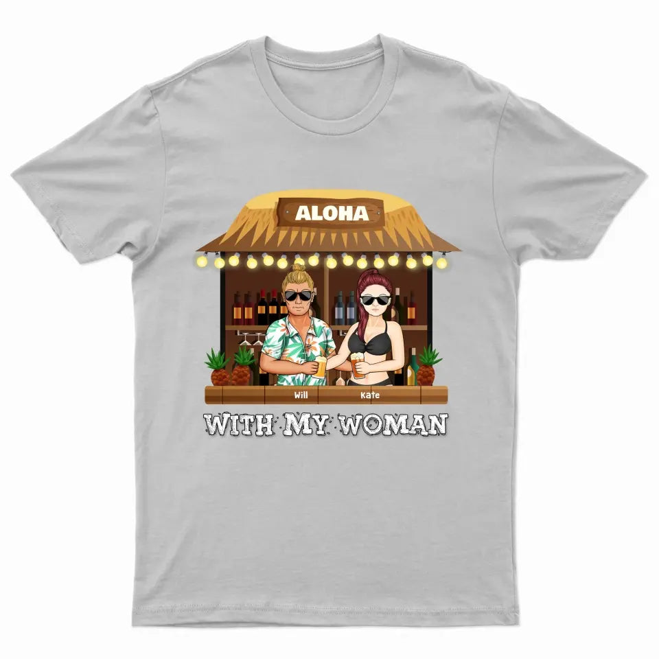 My Drunker Half Drinking Husband Wife - Personalized T Shirt