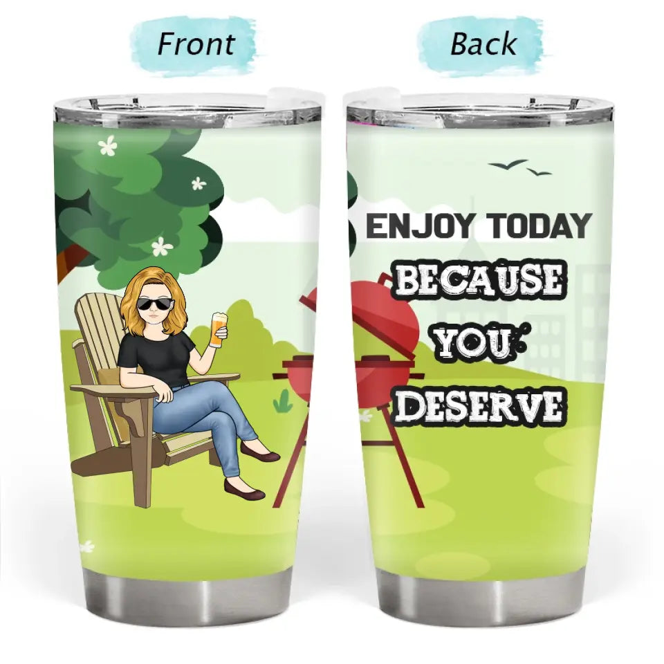Retro What Day Is Today Who Cares Custom Tumbler- Retirement Gift