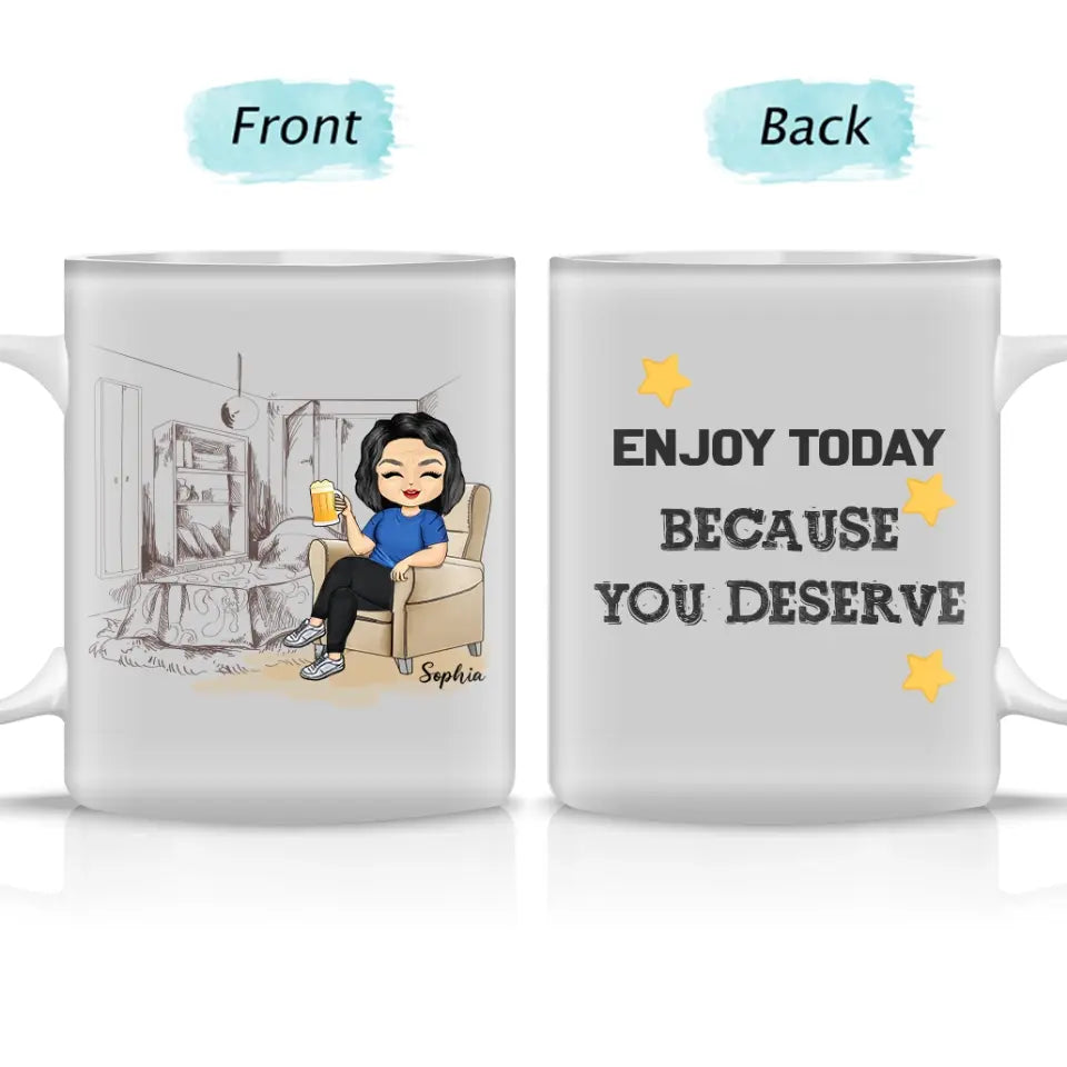 What Day Is Today Who Cares Retired Custom Mug- Retirement Gift