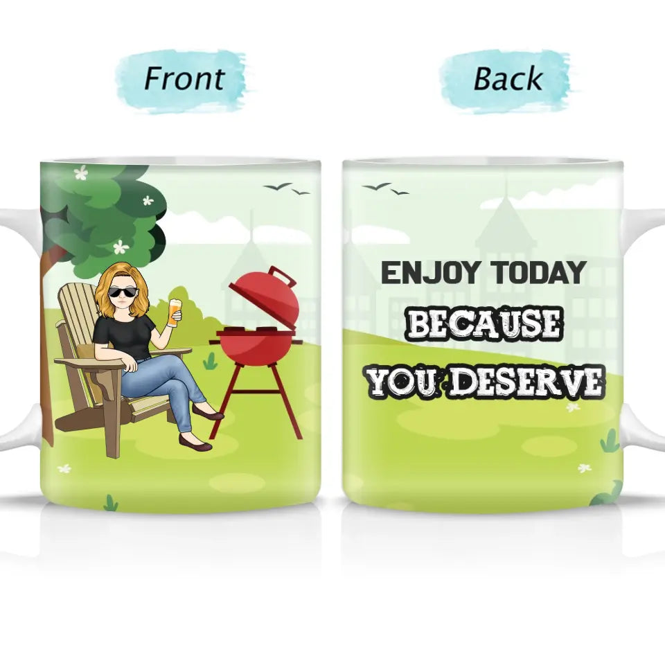 Retro What Day Is Today Who Cares Custom Mug- Retirement Gift