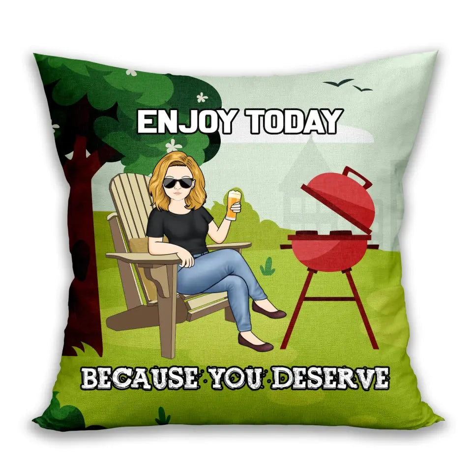 Retro What Day Is Today Who Cares Custom Pillow- Retirement Gift