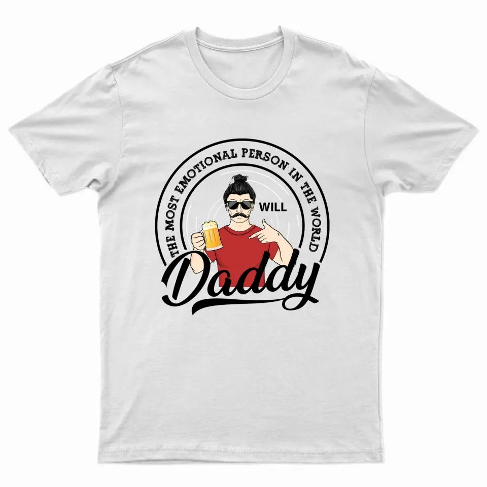 Daddy The Man The Myth The Legend  Custom T Shirt - Gift For Dad
