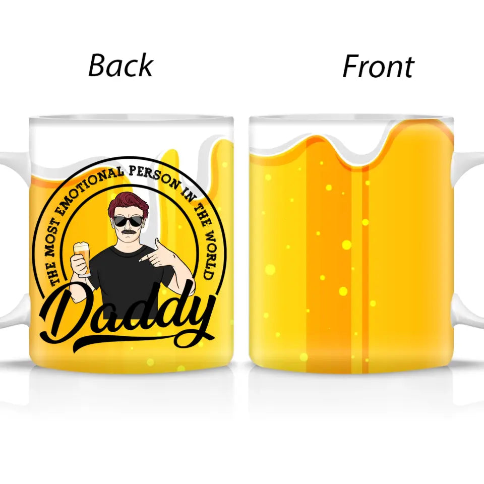 Daddy The Man The Myth The Legend Custom Mug -Gift For Dad