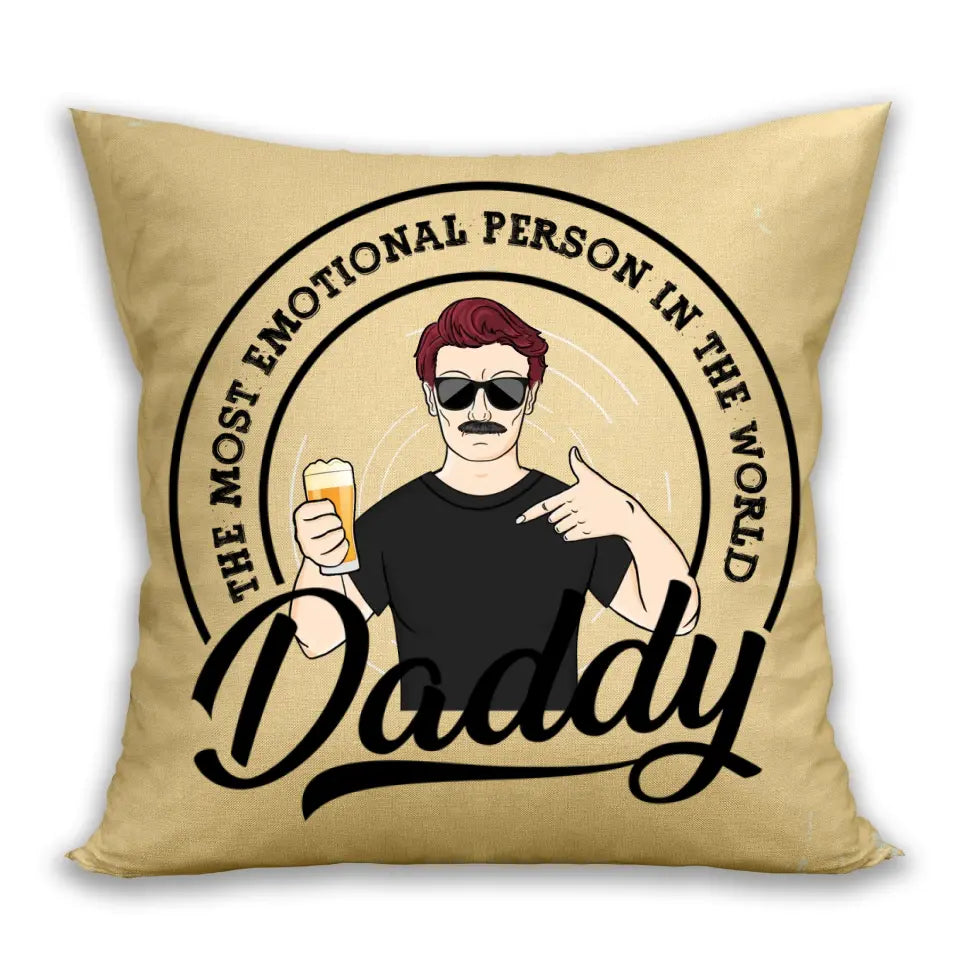 Daddy The Man The Myth The Legend Custom Pillow - Gift For Dad