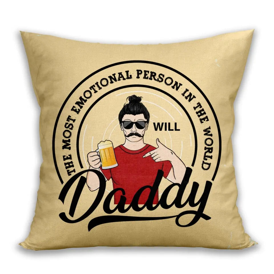 Daddy The Man The Myth The Legend Custom Pillow - Gift For Dad