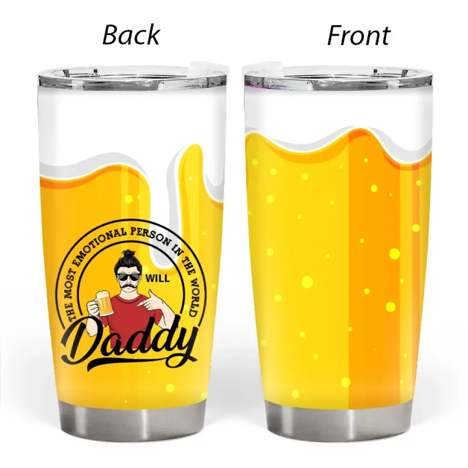 Daddy The Man The Myth The Legend Custom Tumbler - Gift For Dad