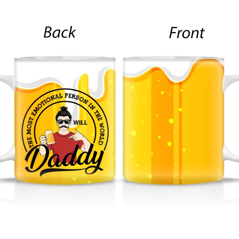 Daddy The Man The Myth The Legend Custom Mug -Gift For Dad
