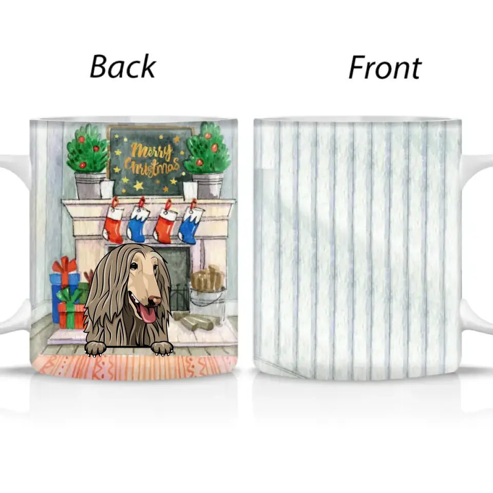 Meowy Catmas Custom Mug- Christmas Gift For Cat Lovers, Pet Lovers