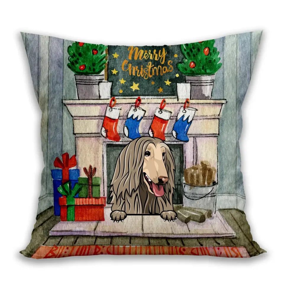 Meowy Catmas Custom Pillow - Gift For Pet Lovers, Pet Lovers