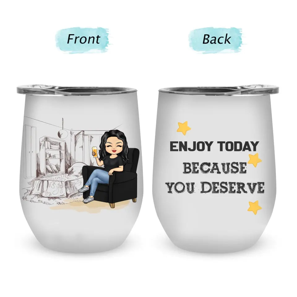 What Day Is Today Who Cares Retired Custom Tumbler- Retirement Gift