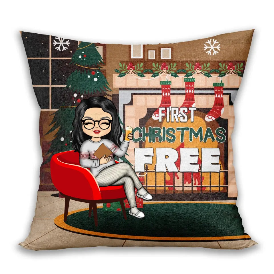First Christmas Retired - Personalized Pillow - Gift For Family