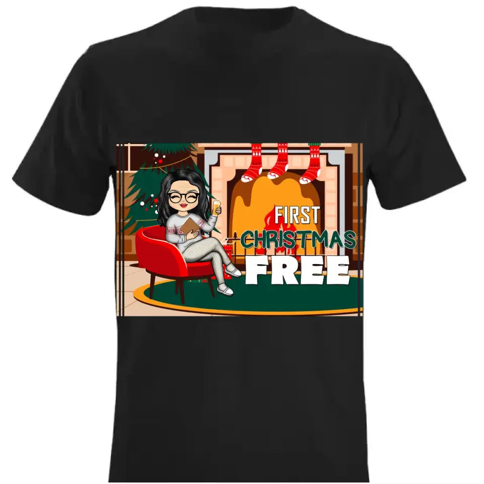 First Christmas Retired - Personalized T-Shirt - Gift For Family