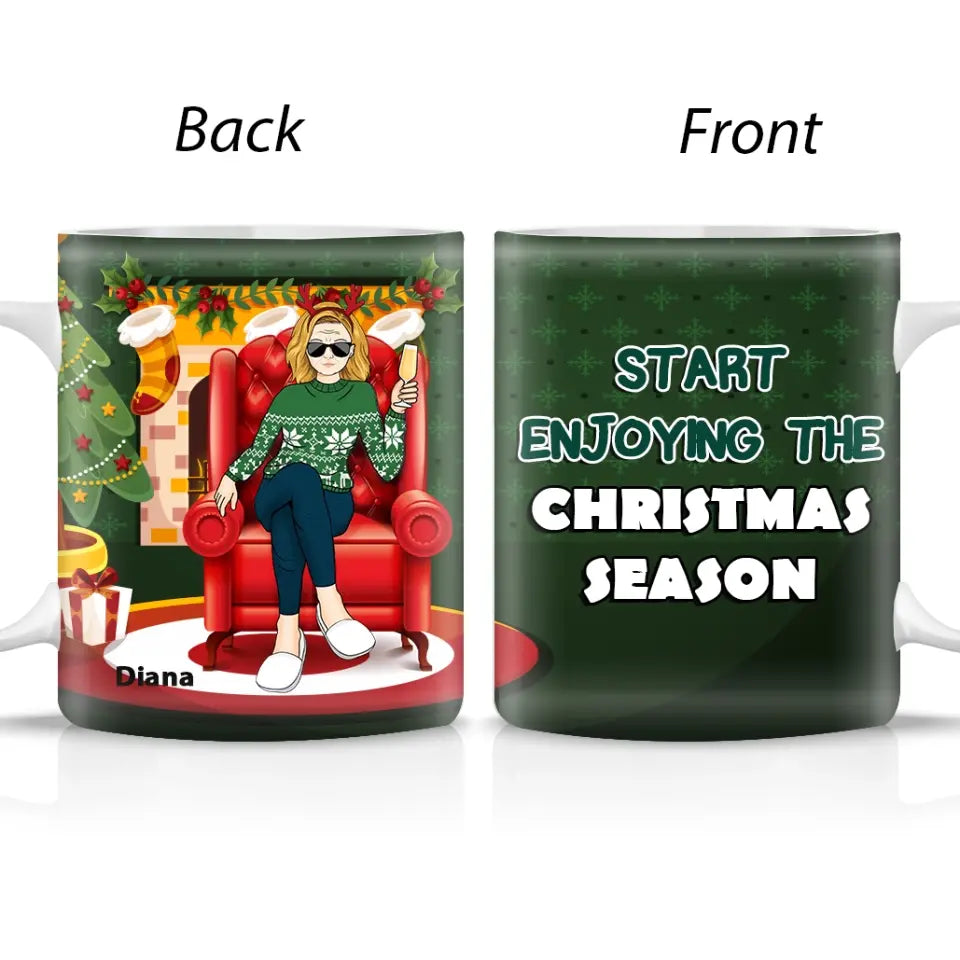 Christmas Retired 2023 Not My Problem Personalized Mug - Best Gift