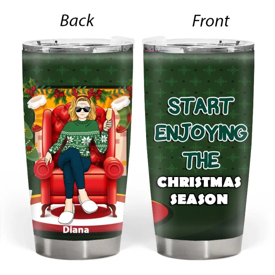Christmas Retired 2023 Not My Problem Personalized Tumbler- Best Gift