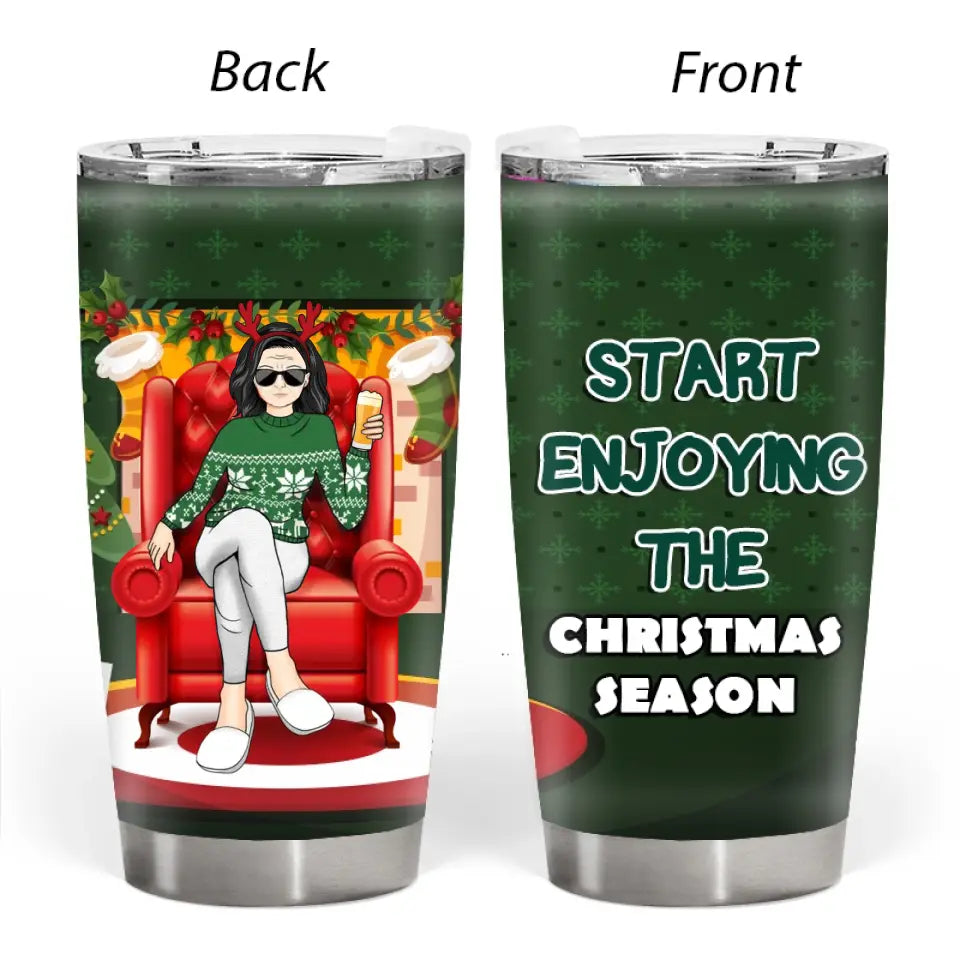 Christmas Retired 2023 Not My Problem Personalized Tumbler- Best Gift