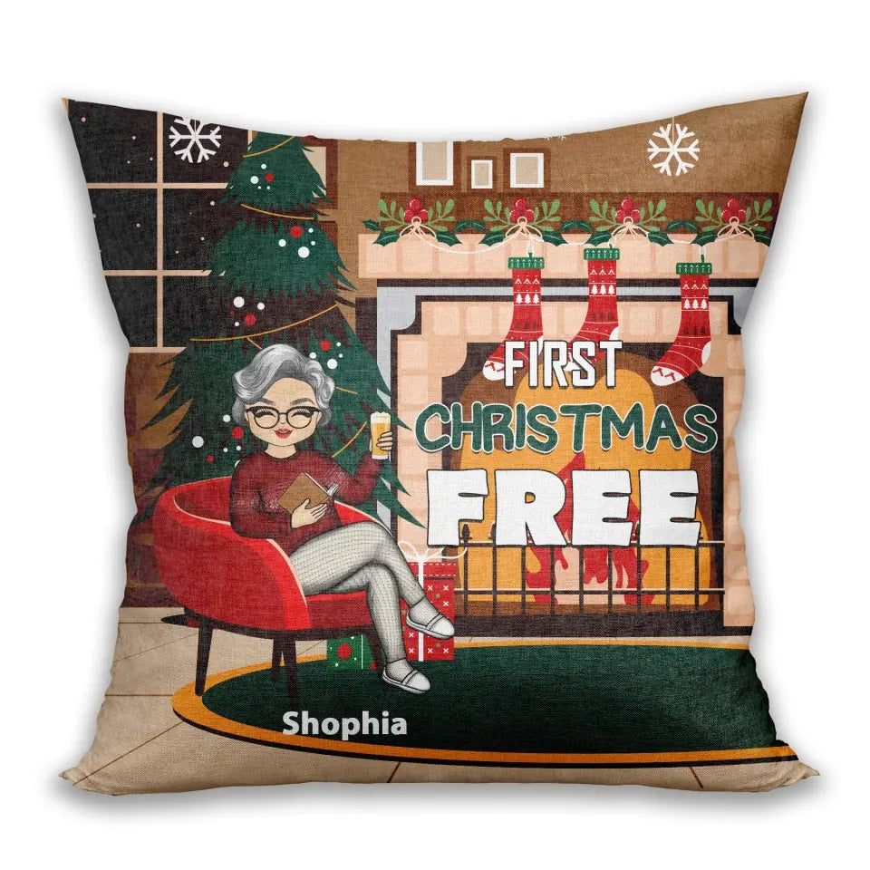 First Christmas Retired - Personalized Pillow - Gift For Family
