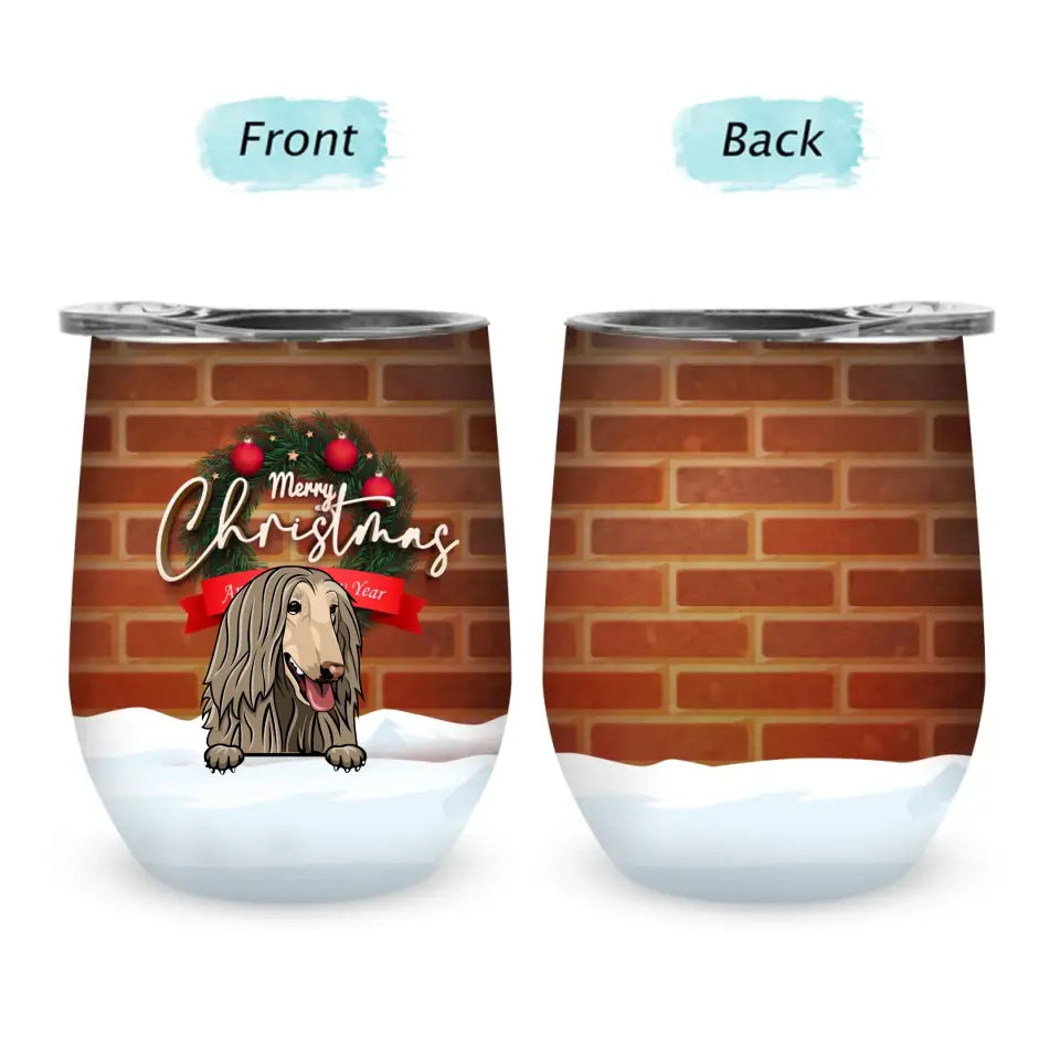 Meowy Christmas Custom Tumbler- Christmas Gift For Pet Lovers