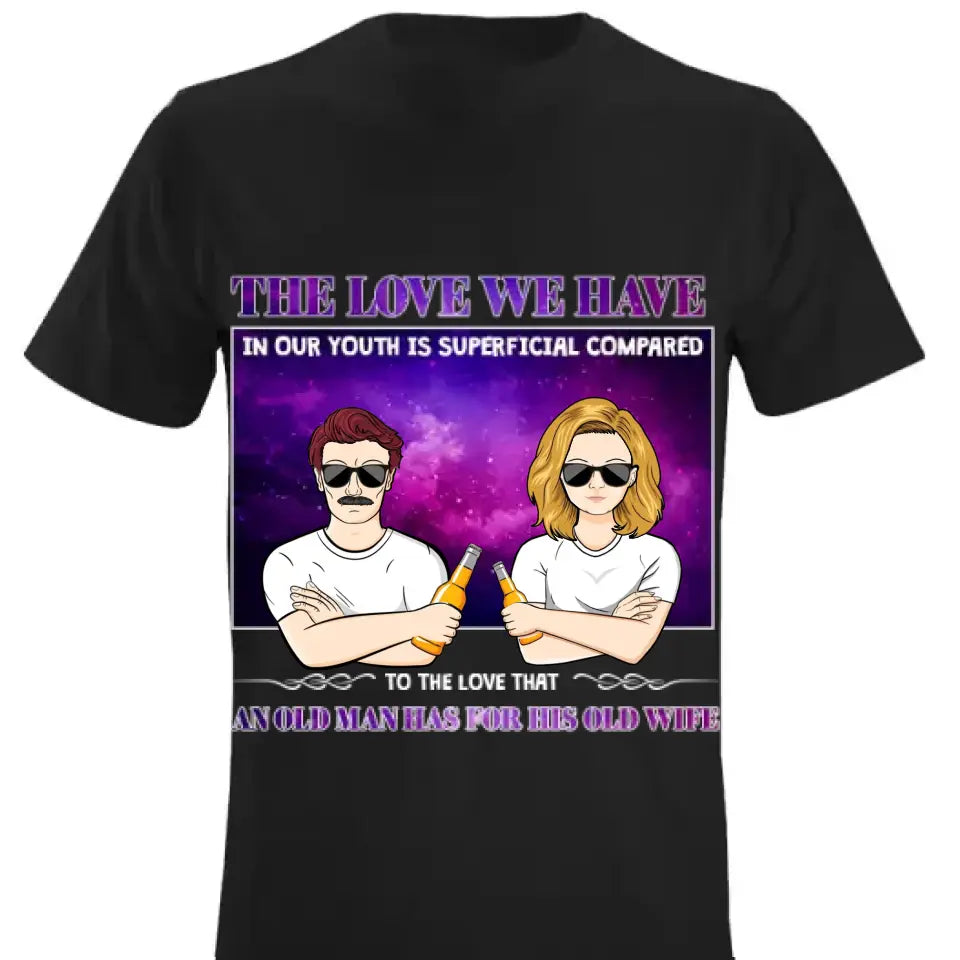 Family Couple She Keeps Me Wild He Keeps Me Safe - Custom T-Shirt