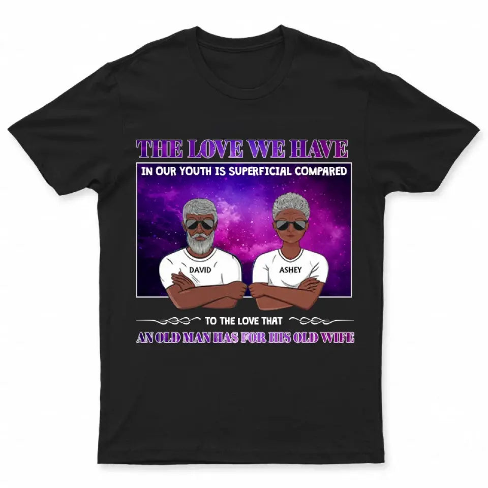 Family Couple She Keeps Me Wild He Keeps Me Safe - Custom T-Shirt