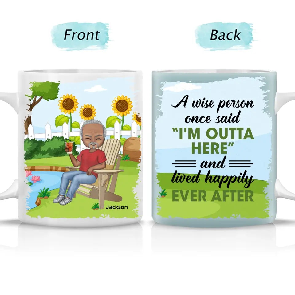 What Day Is Today? -  Retirement Gift - Custom White Edge-to-Edge Mug