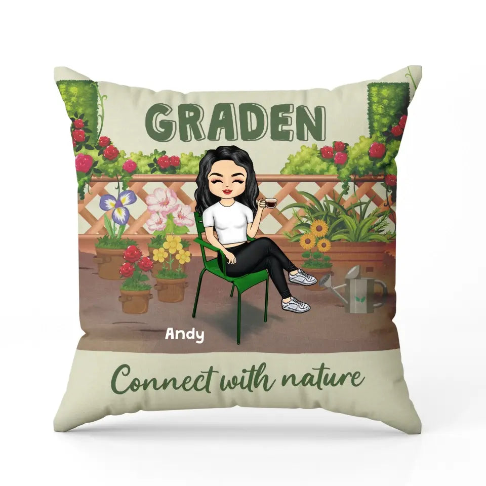 Let Your Soul Relax - Connect With Nature -  Personalized Pillow