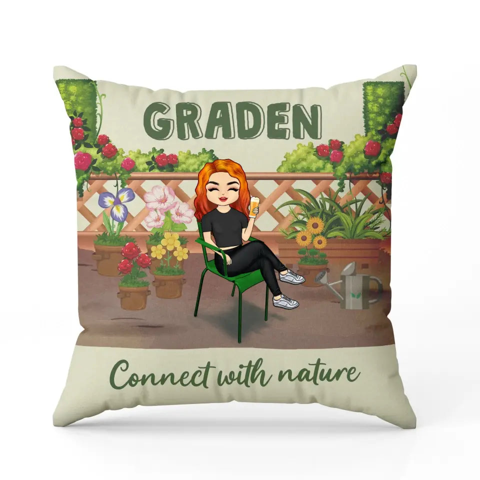 Let Your Soul Relax - Connect With Nature -  Personalized Pillow