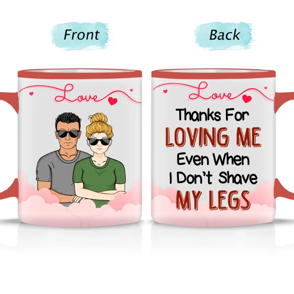 You're My Kind Of Weird- Couple Gift - Personalized  Accent Mug