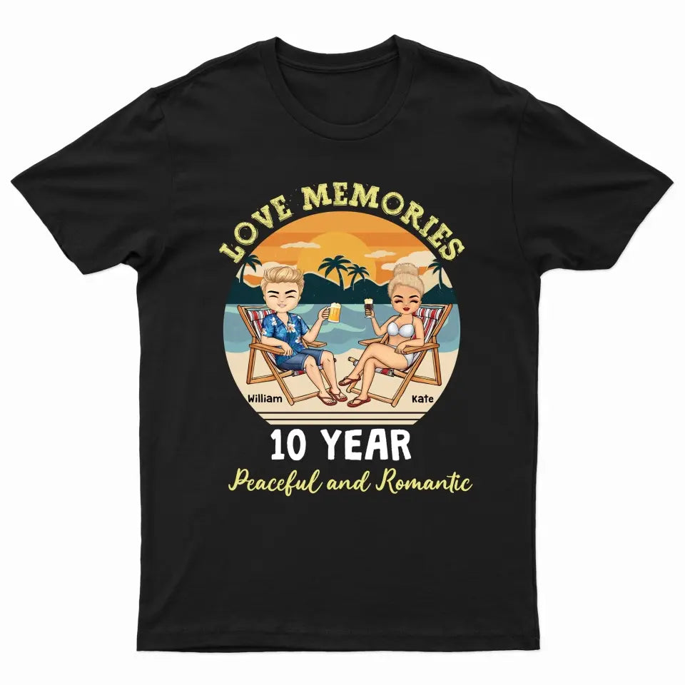 Love Memories Peaceful and Romantic- Custom T Shirt- Best Gift