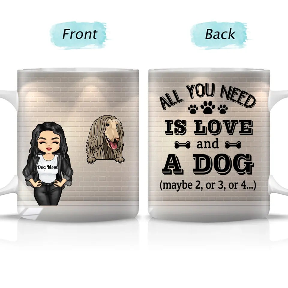 Like Is Better With Dog - Dog Lovers Gift - Custom White Mug
