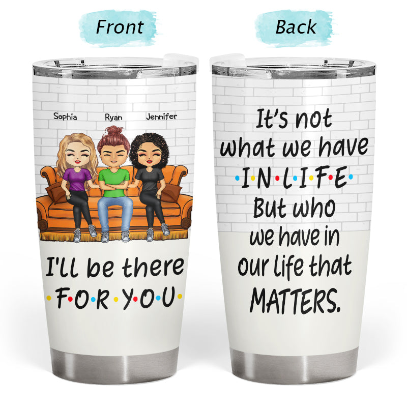 Best Friends Funny And Emotional Words - BFF Bestie Gift - Personalized Custom Tumbler