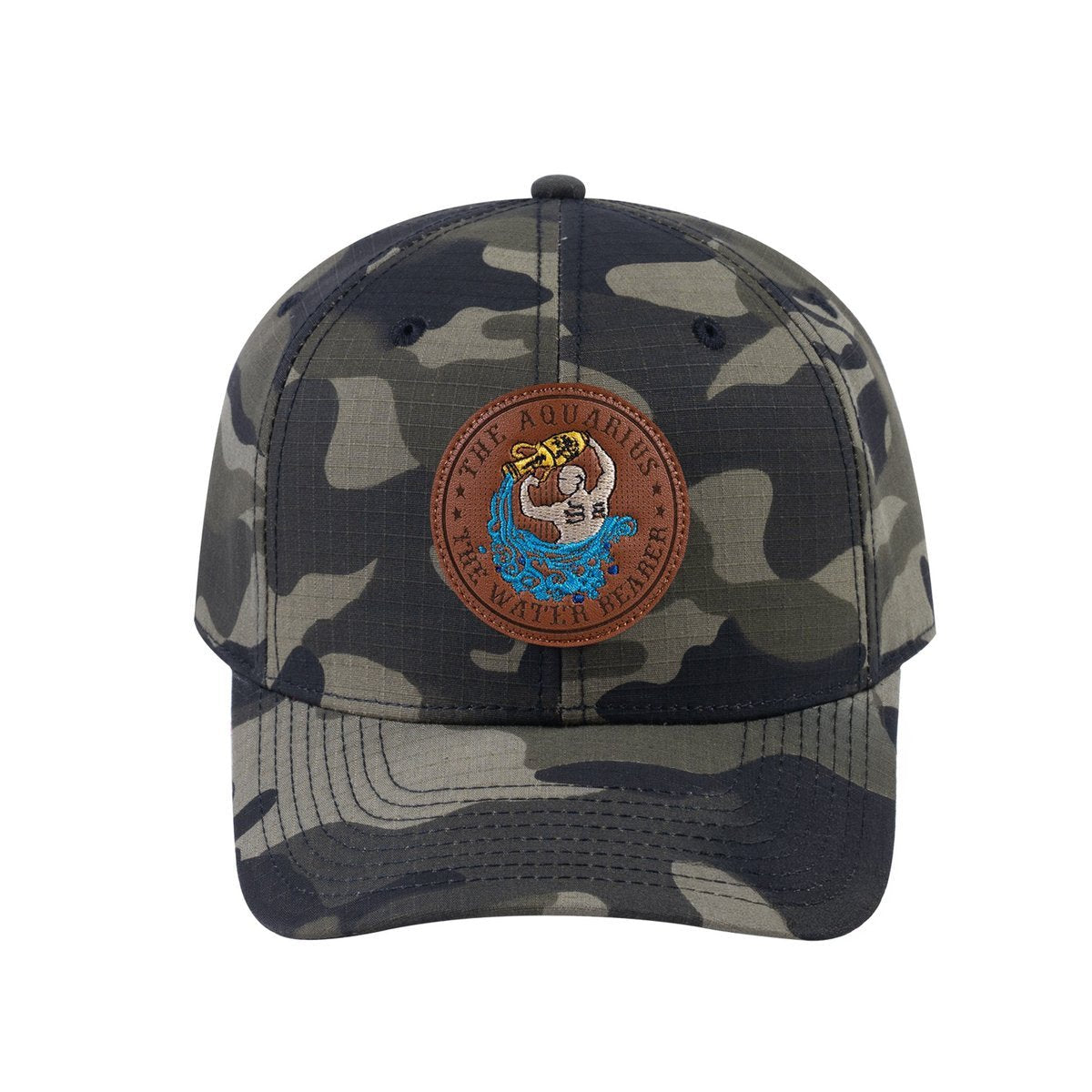 Aquarius Zodiac V2 6-Panel Baseball Cap