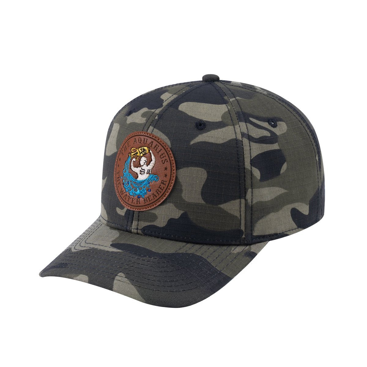 Aquarius Zodiac V2 6-Panel Baseball Cap
