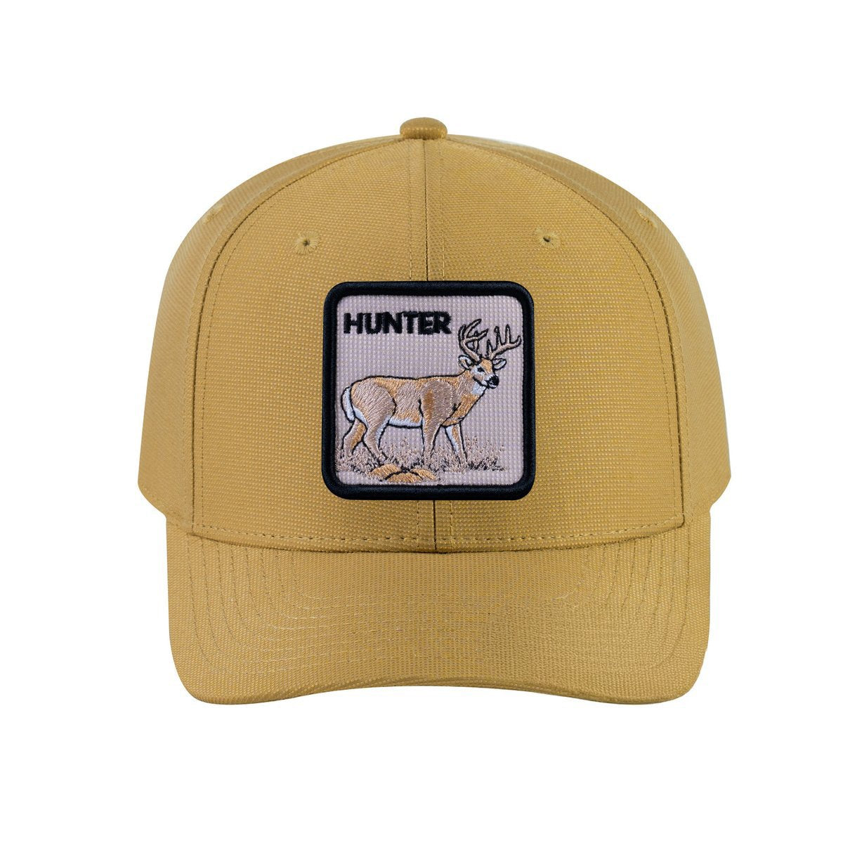 Unisex V2 Embroidered The Hunter, 6-Panel Baseball Cap, Khaki/Khaki, Adjustable Fit
