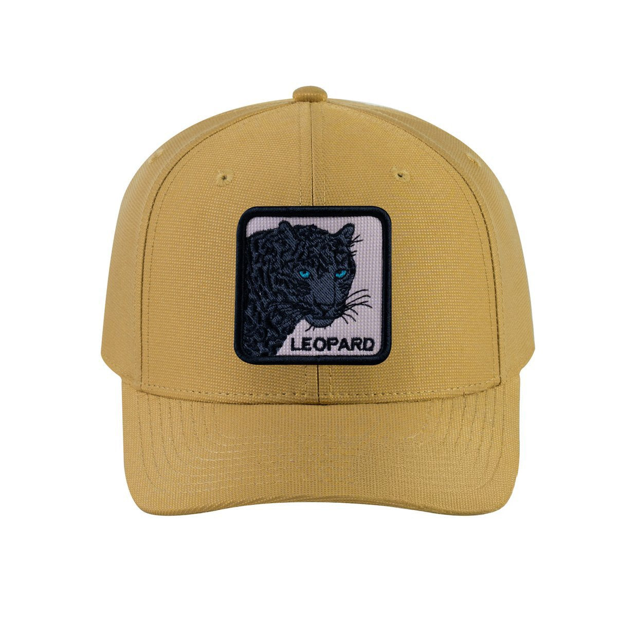 Unisex V2 Embroidered The Leopard V2, 6-Panel Baseball Cap, Khaki/Khaki, Adjustable Fit