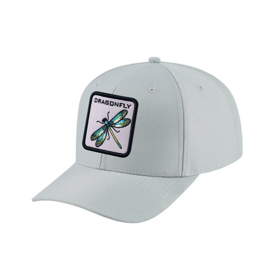 Dragonfly V2 6-Panel Baseball Cap with Light Grey front and Light Grey back
