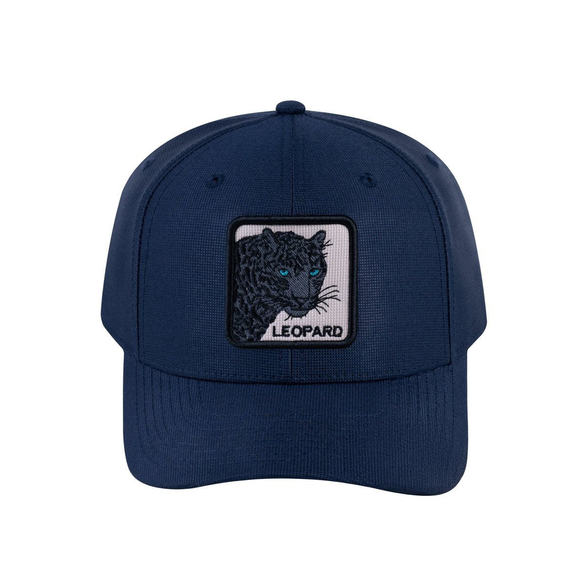 Unisex V2 Embroidered The Leopard V2, 6-Panel Baseball Cap, Navy/Navy, Adjustable Fit