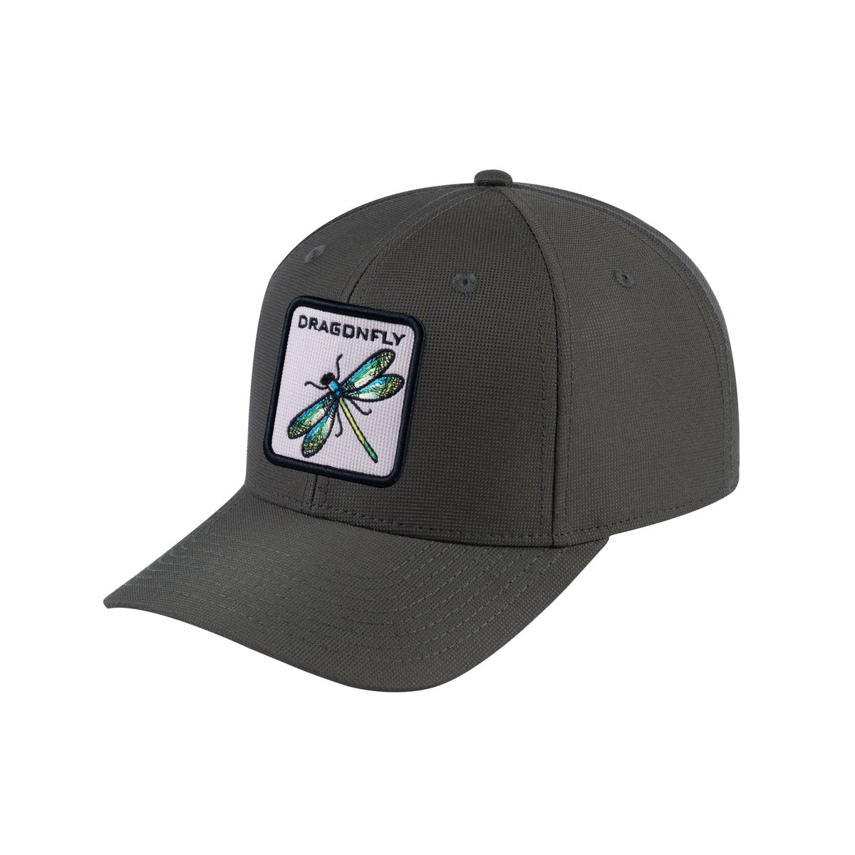 Unisex V2 Embroidered The Dragonfly, 6-Panel Baseball Cap, Olive/Olive, Adjustable Fit