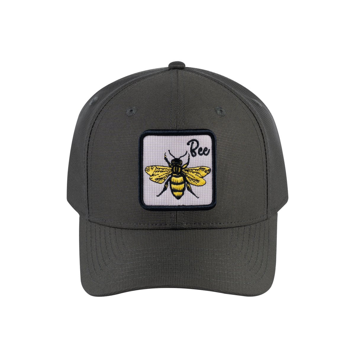 Unisex V2 Embroidered The Bee, 6-Panel Baseball Cap, Olive/Olive, Adjustable Fit