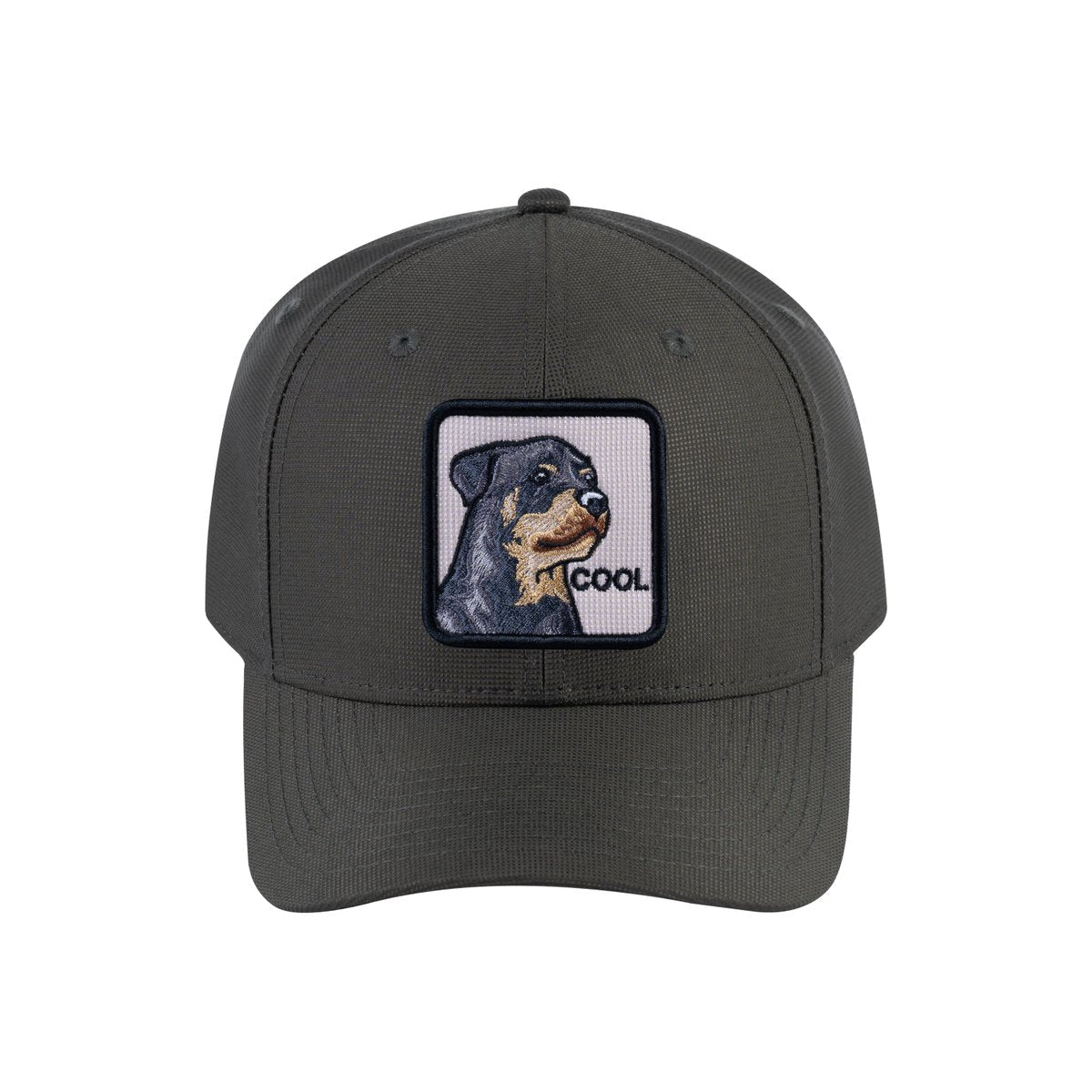 Unisex V2 Embroidered The Dog, 6-Panel Baseball Cap, Olive/Olive, Adjustable Fit
