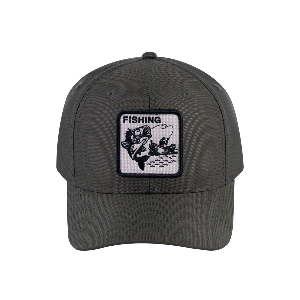 Unisex V2 Embroidered The Fishing, 6-Panel Baseball Cap, Olive/Olive, Adjustable Fit