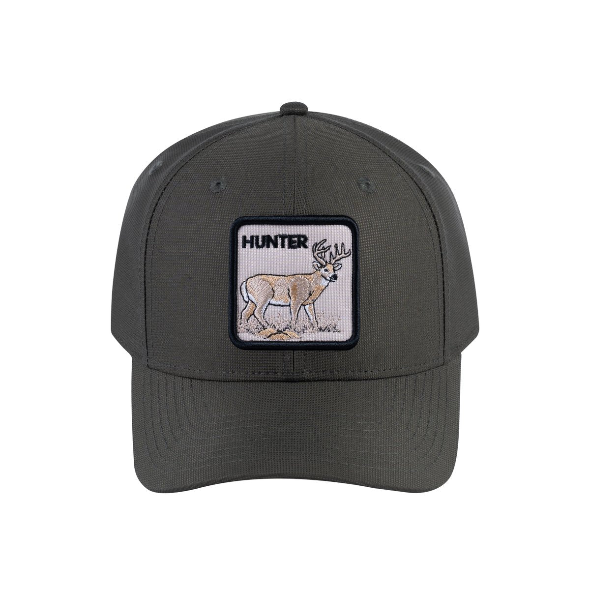 Unisex V2 Embroidered The Hunter, 6-Panel Baseball Cap, Olive/Olive, Adjustable Fit