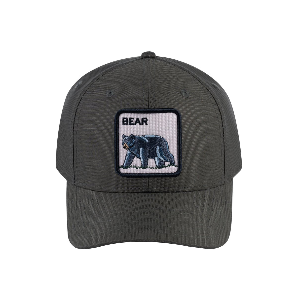 Unisex V2 Embroidered The Bear V2, 6-Panel Baseball Cap, Olive/Olive, Adjustable Fit