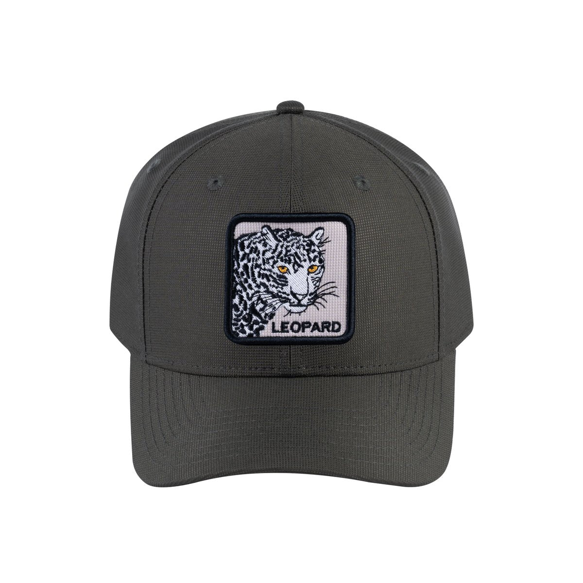 Unisex V2 Embroidered The Leopard, 6-Panel Baseball Cap, Olive/Olive, Adjustable Fit