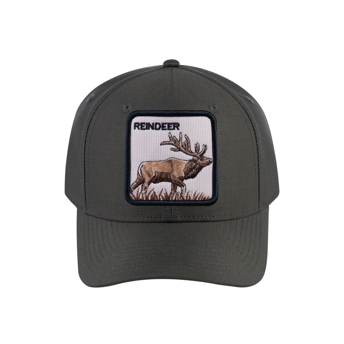 Unisex V2 Embroidered The Reindeer, 6-Panel Baseball Cap, Olive/Olive, Adjustable Fit
