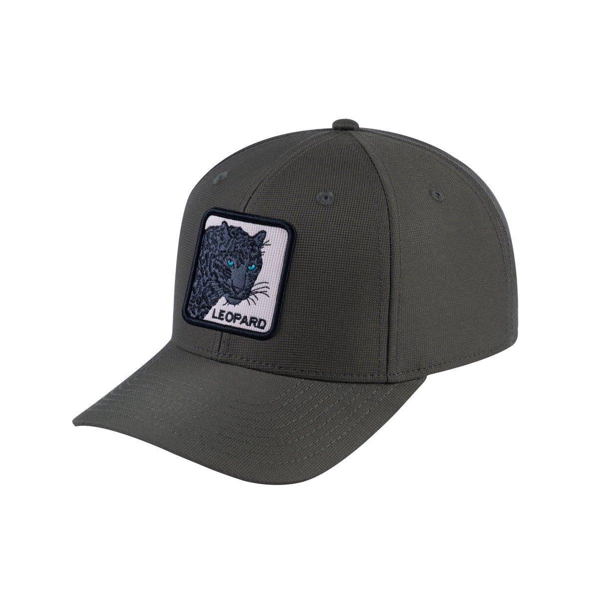 Unisex V2 Embroidered The Leopard V2, 6-Panel Baseball Cap, Olive/Olive, Adjustable Fit