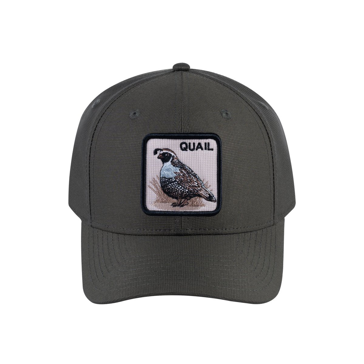 Unisex V2 Embroidered The Quail, 6-Panel Baseball Cap, Olive/Olive, Adjustable Fit