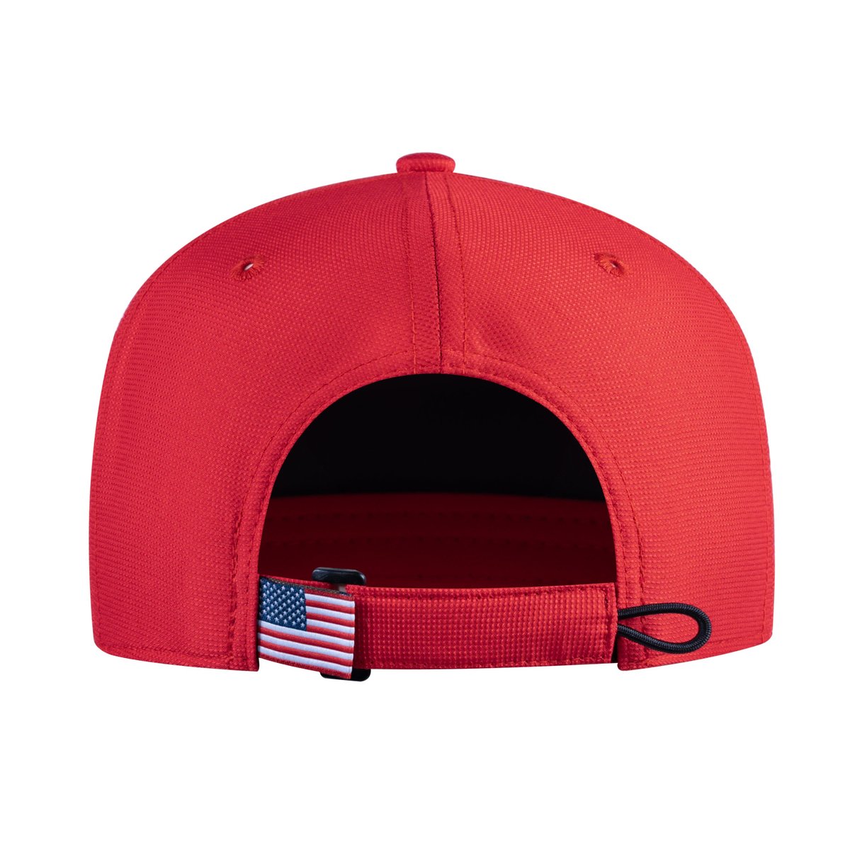 Unisex V2 Embroidered The Butterfly, 6-Panel Baseball Cap, Red/Red, Adjustable Fit